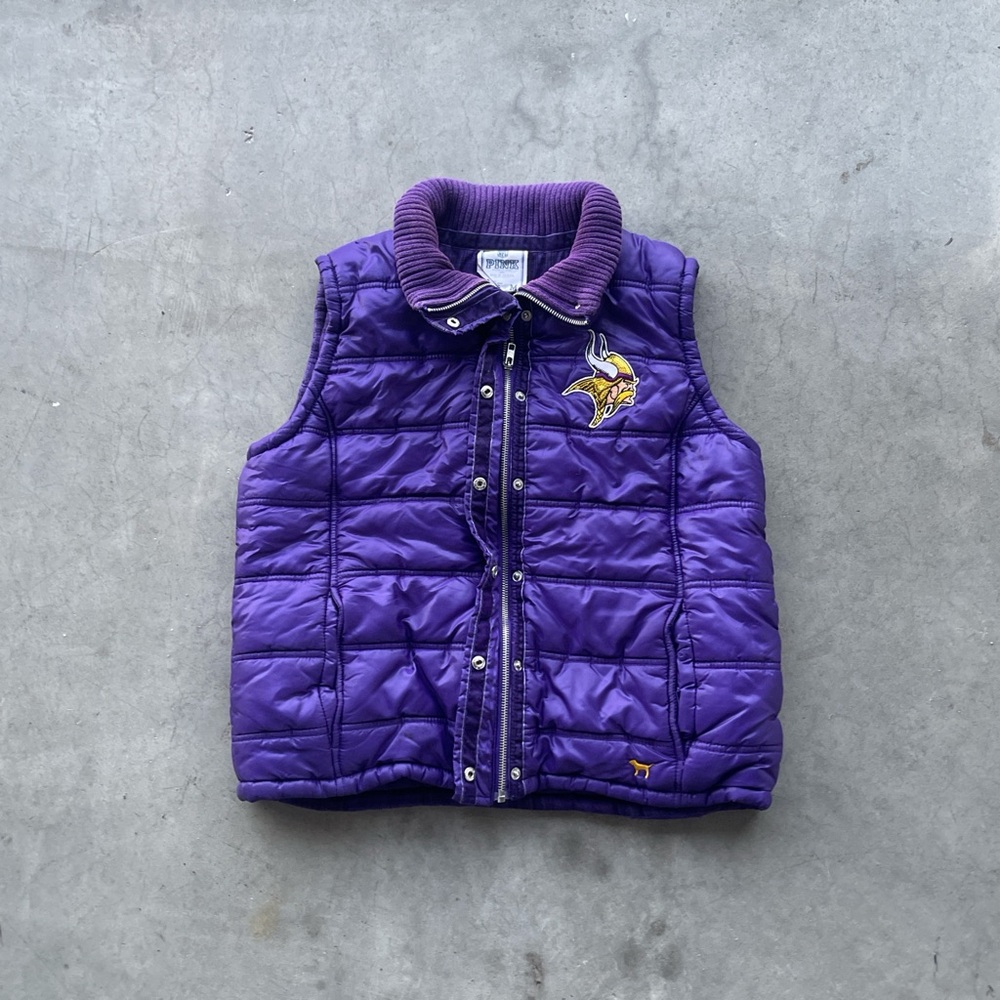 NFL Pink Purple Quilted Vest